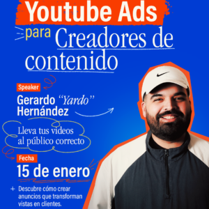 Curso de Youtube Ads para creadores de contenido.